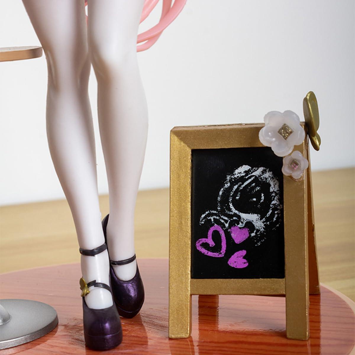 RZAHUAHU RZAHUAHU H-I 3rd Elysia Figure Maid\'s Outfit 1/7 PVC Anime Figurines 9.4\" Action Play Model