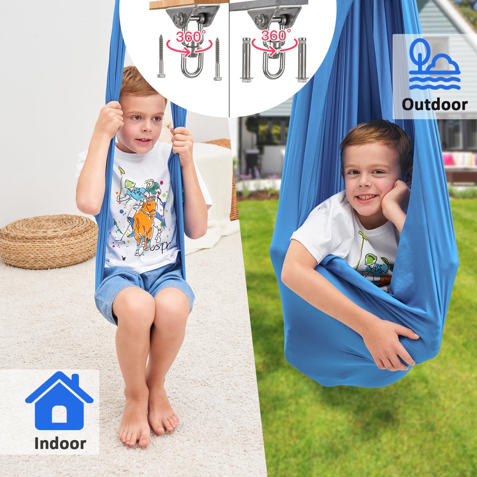 YAERSI Sensory Swing,Therapy Swing for Kids with Special Needs (Hardware Included),Sensory Swing for ADHD, Autism, Sensory Processing,Therapy Swing