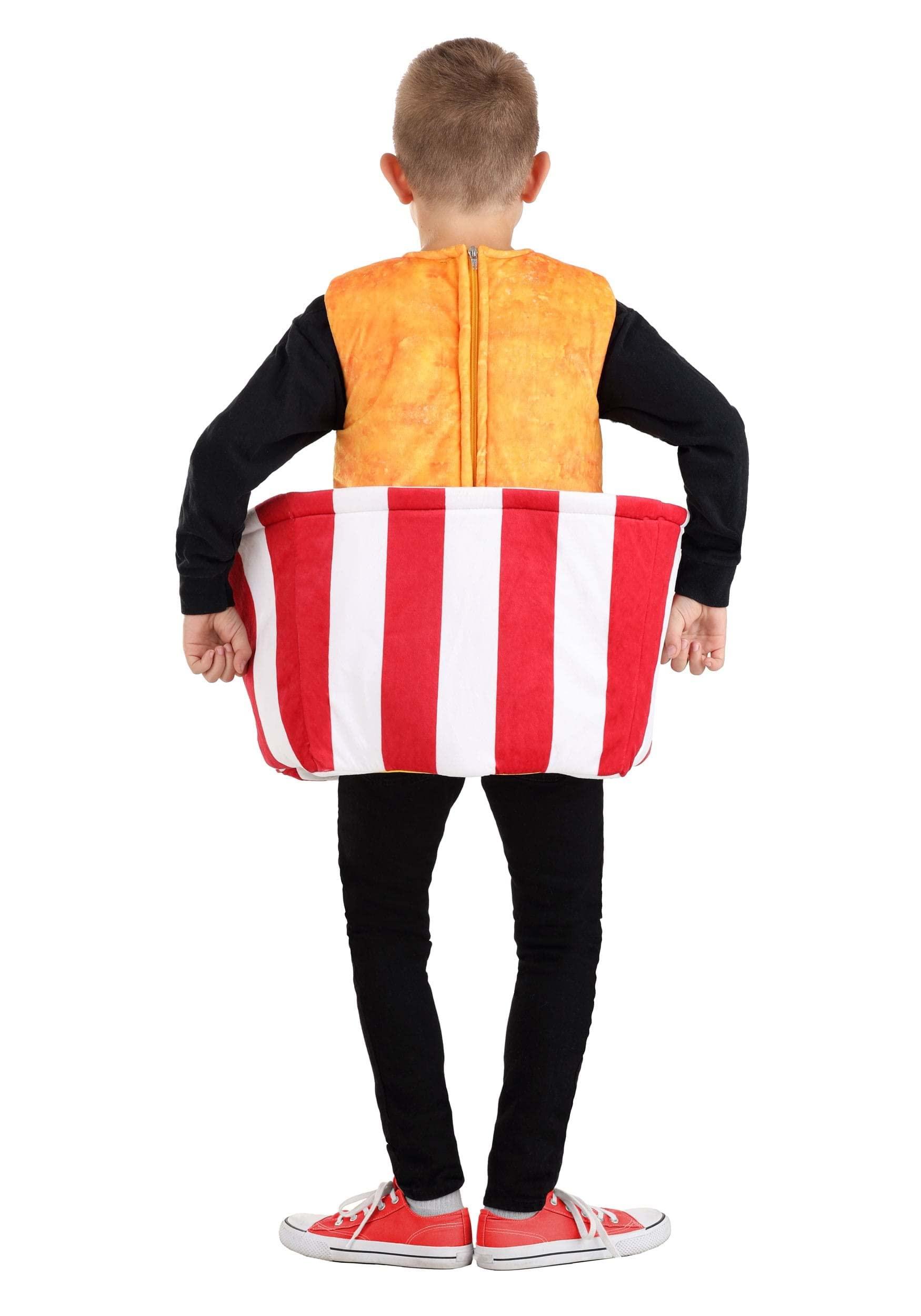FUN Costumes Chicken Nugget Costume for Kids - Sleeveless Tunic with Foam Box - Food & Drink Theme