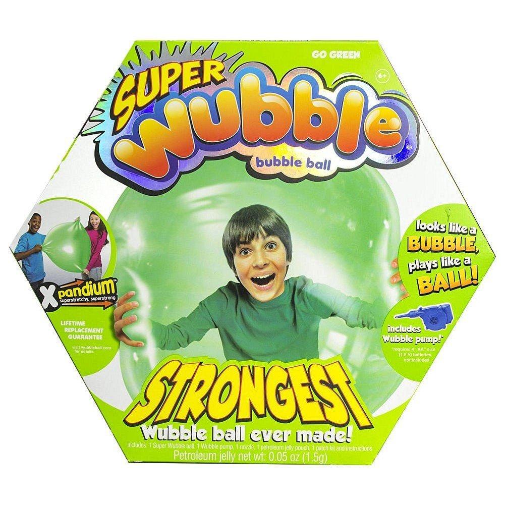 NSI Wubble The Amazing Tear-Resistant Super Bubble Ball - Green