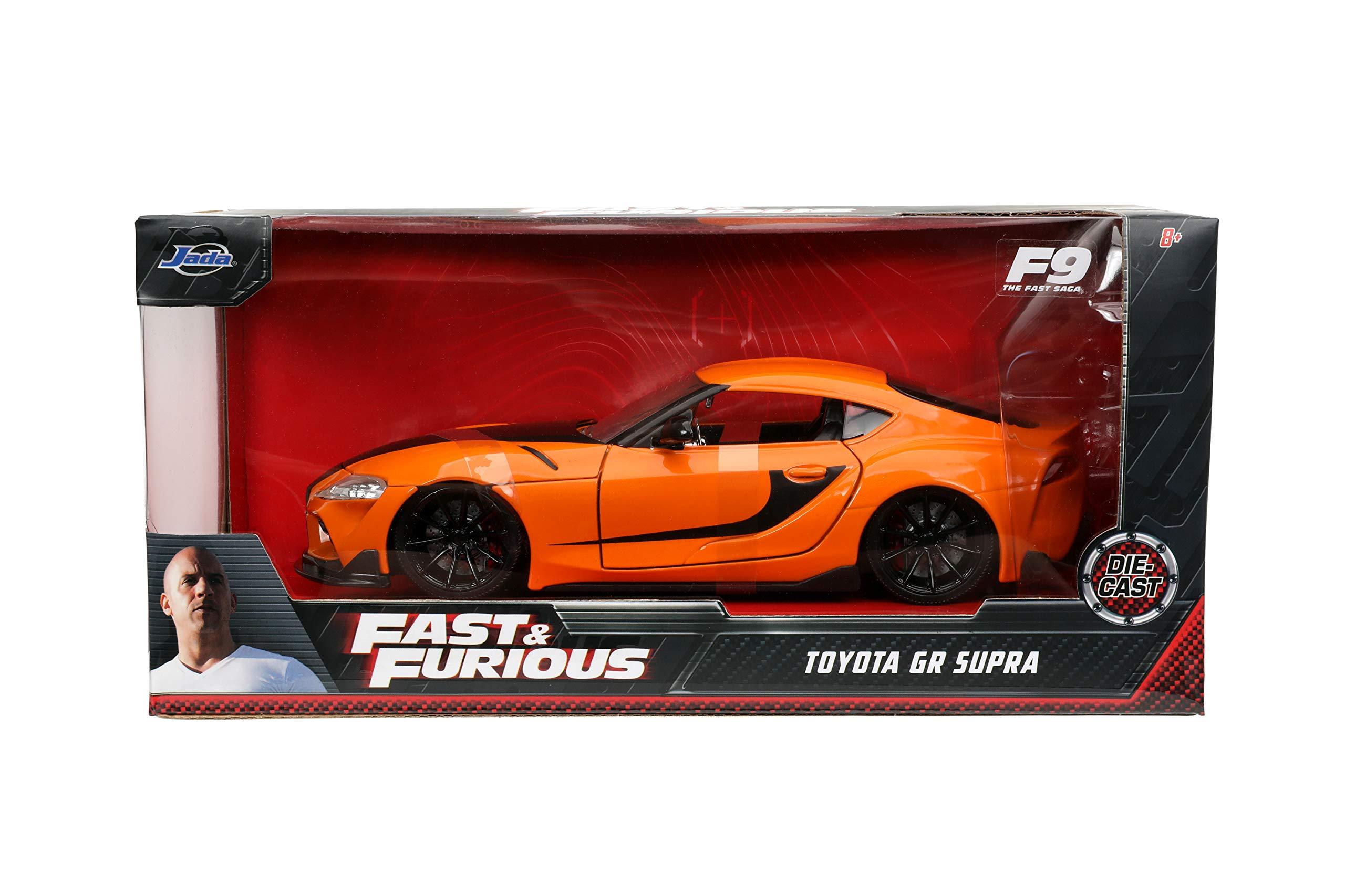 Jada Toys Jada Toys Fast & Furious 1:32 2020 Toyota Supra Die-cast Car, Toys for Kids and Adults,Yellow