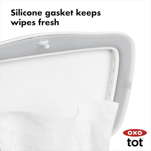 OXO OXO Tot Perfect Pull Wipes Dispenser, Gray