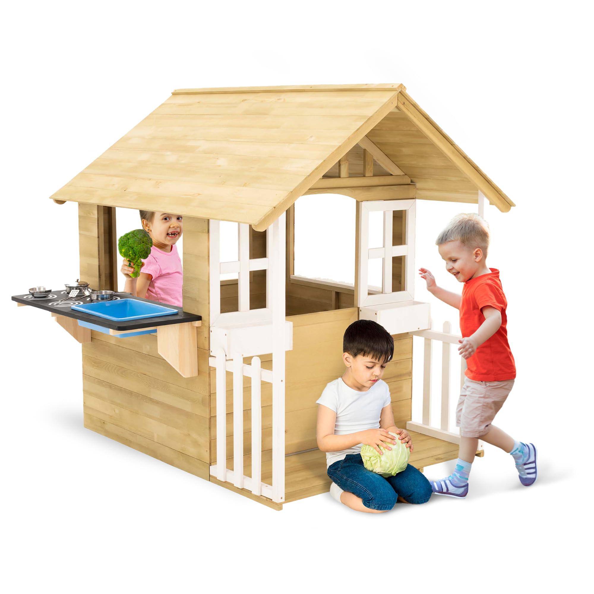 TP TP Toys Large Bakewell Wood Playhouse