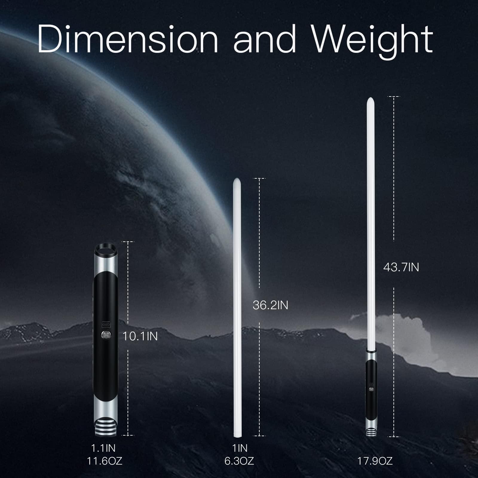 XenoSaber XenoSaber Upgraded Xenopixel 3.0 Motion Control Light Saber, Smooth Swing Combat Dueling Saber for Adults with APP, 34 Sound Fonts Infinite Color Change, 16GB SD Card, 8 Light Effect 12 Ignition