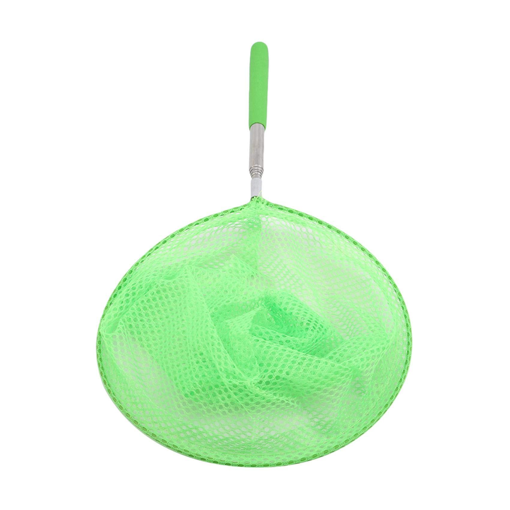 Essencedelight Essencedelight Telescopic Butterfly Net Dragonfly Nets Insect Collecting Net Bug Catching Net Extendable Bird Net Fishing Nets Outdoor Tools,Green