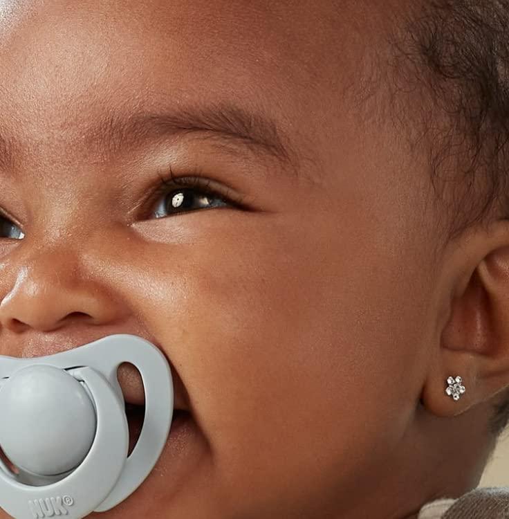 NUK NUK | Orthodontic Pacifiers | Light Blue-Blue| 6-18 Months | Best Pacifier for Breastfed Babies | BPA Free | Shaped to Soothe Just Like Mom | 2-Pack (Blue)