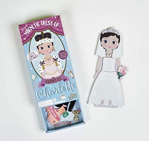 Floss & Rock Floss & Rock Magnetic Dress Up Wooden Doll - Charlotte