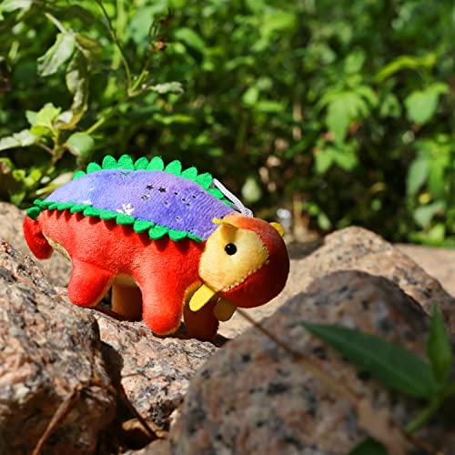 Uzoxlsn 72 Pack Mini Stuffed Animal, Assorted Plush Toy (Dinosaur, Zoo, Ocean), Party Favors for Kid, Perfect for Claw Machine Filler, Goody Bag Stuffers, Keychain, Carnival Prizes, Classroom Reward Gift Bulk