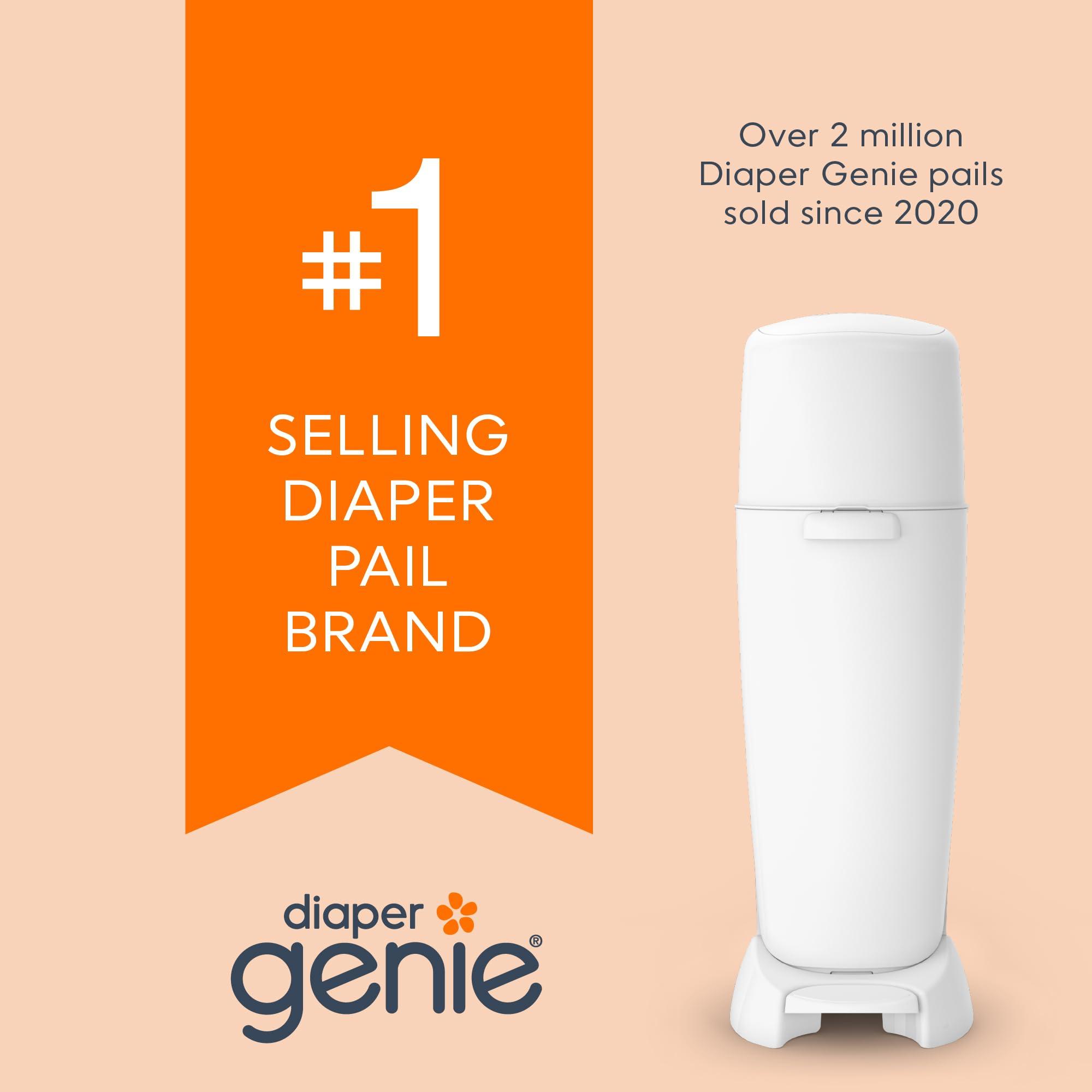 Diaper Genie Diaper Genie Bags Refills 270 Count (Pack of 3) with Max Odor Lock | Holds Up to 810 Newborn Diapers