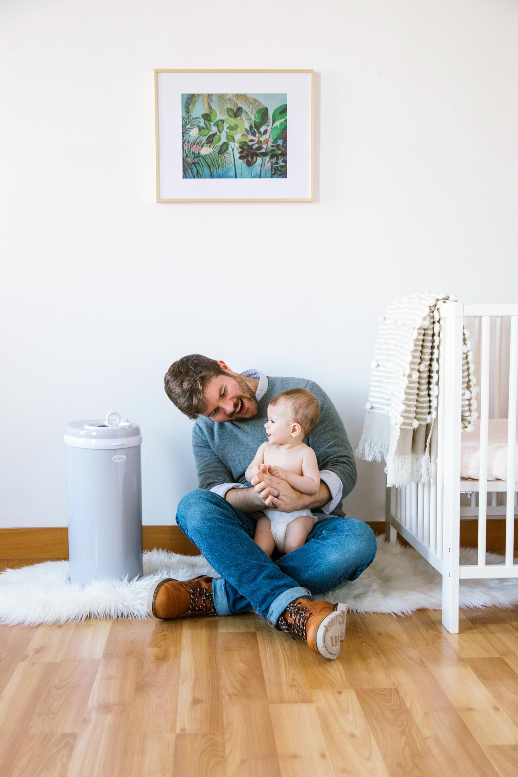 Ubbi Ubbi Diaper Pail, Gray