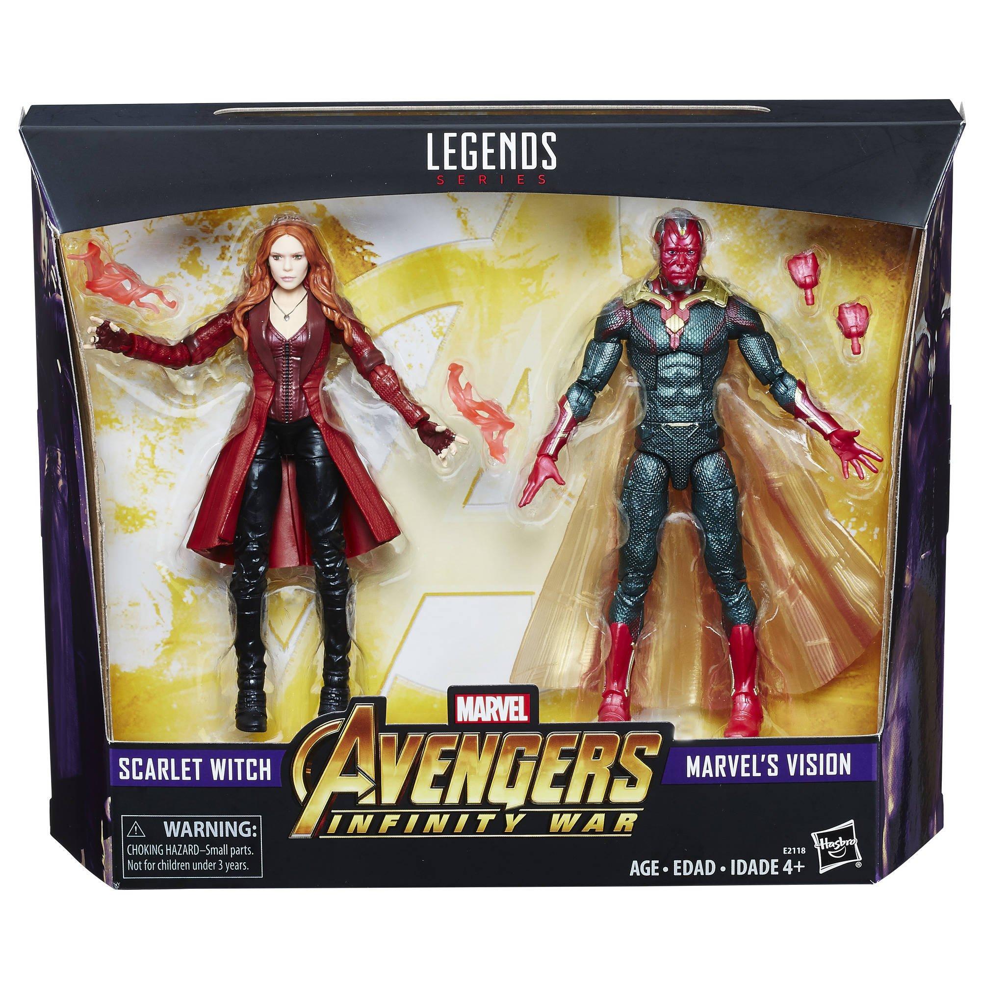 Hasbro Hasbro Marvel Legends Toys R Us Exclusive Avengers Infinity War 2-Pack Vision and Scarlet Witch