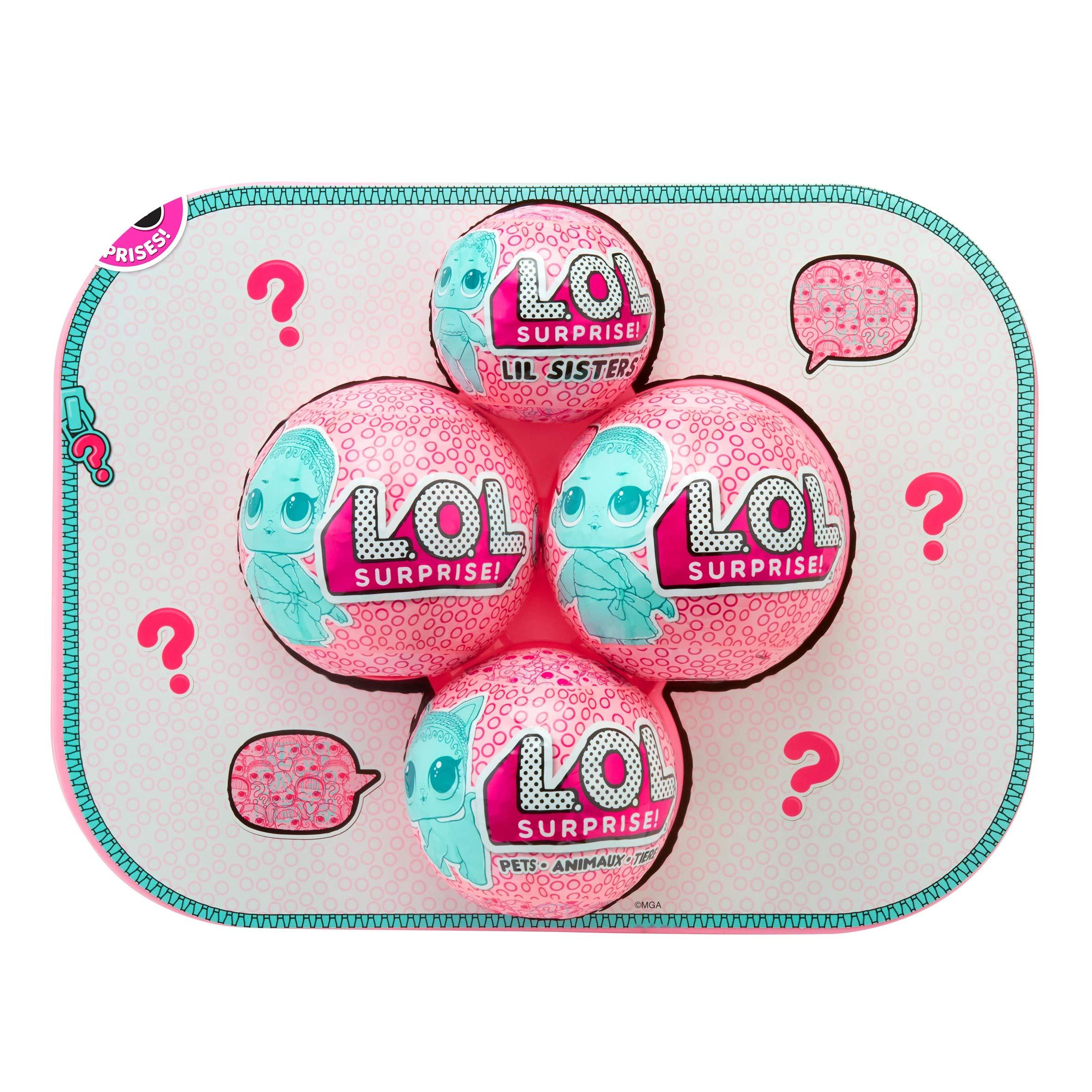 L.O.L. Surprise! L.O.L. Surprise! Bigger Surprise Limited Edition with 2 Collectible Dolls, 1 Pet, 1 Lil Sis with 60+ Surprises in Eye Spy Series Carrying Case- Gift for Kids, Toys for Girls Ages 4 5 6 7+ Year