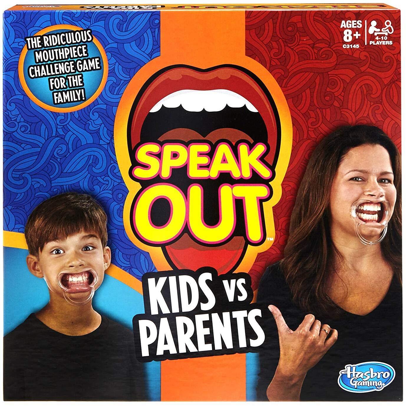 Hasbro Gaming Hasbro Gaming Hasbro Speak Out Kids Vs Parents Game
