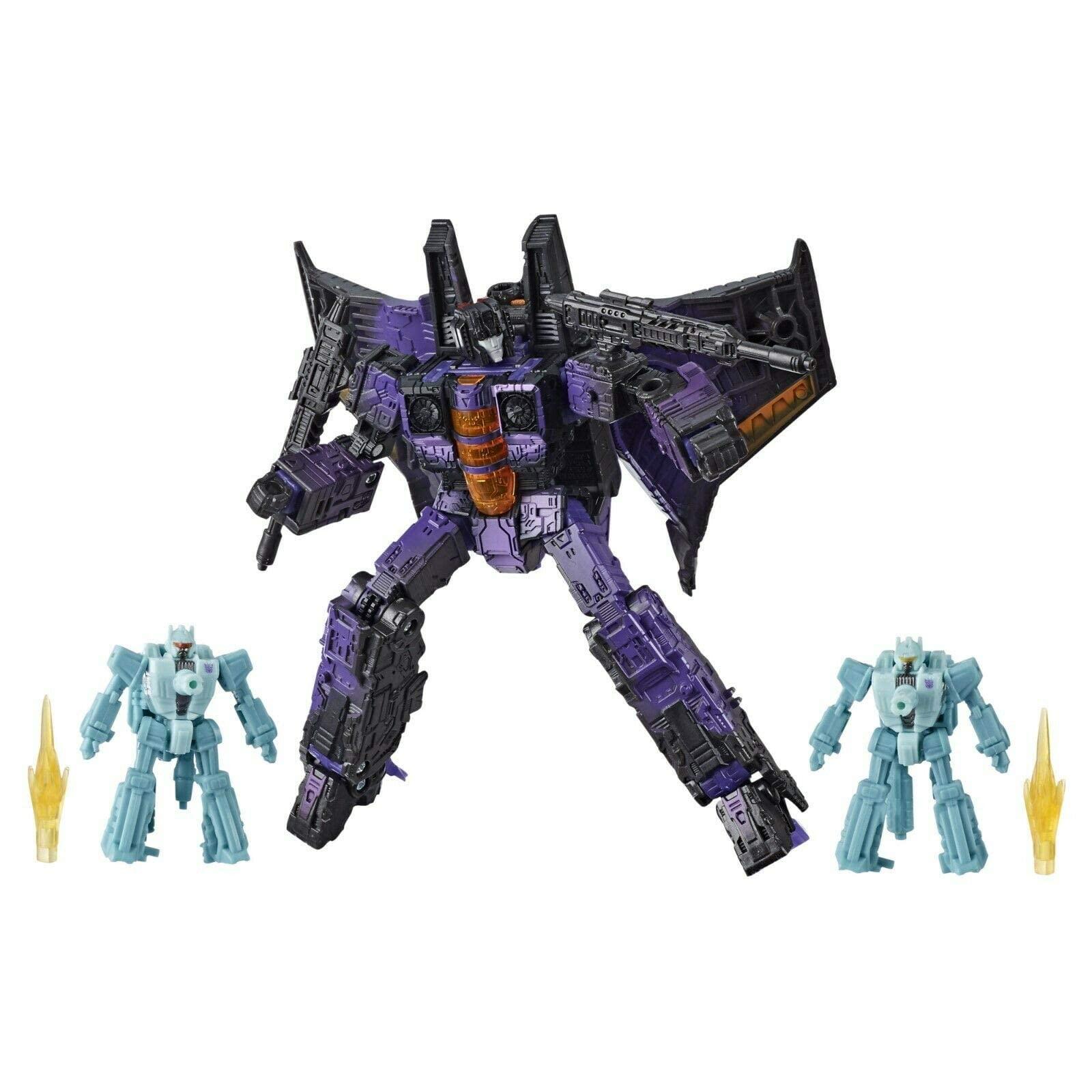 Transformers Transformers Netflix War for Cybertron Trilogy Voyager Class Hotlink Battle 3-Pack with Heatstroke and Heartburn