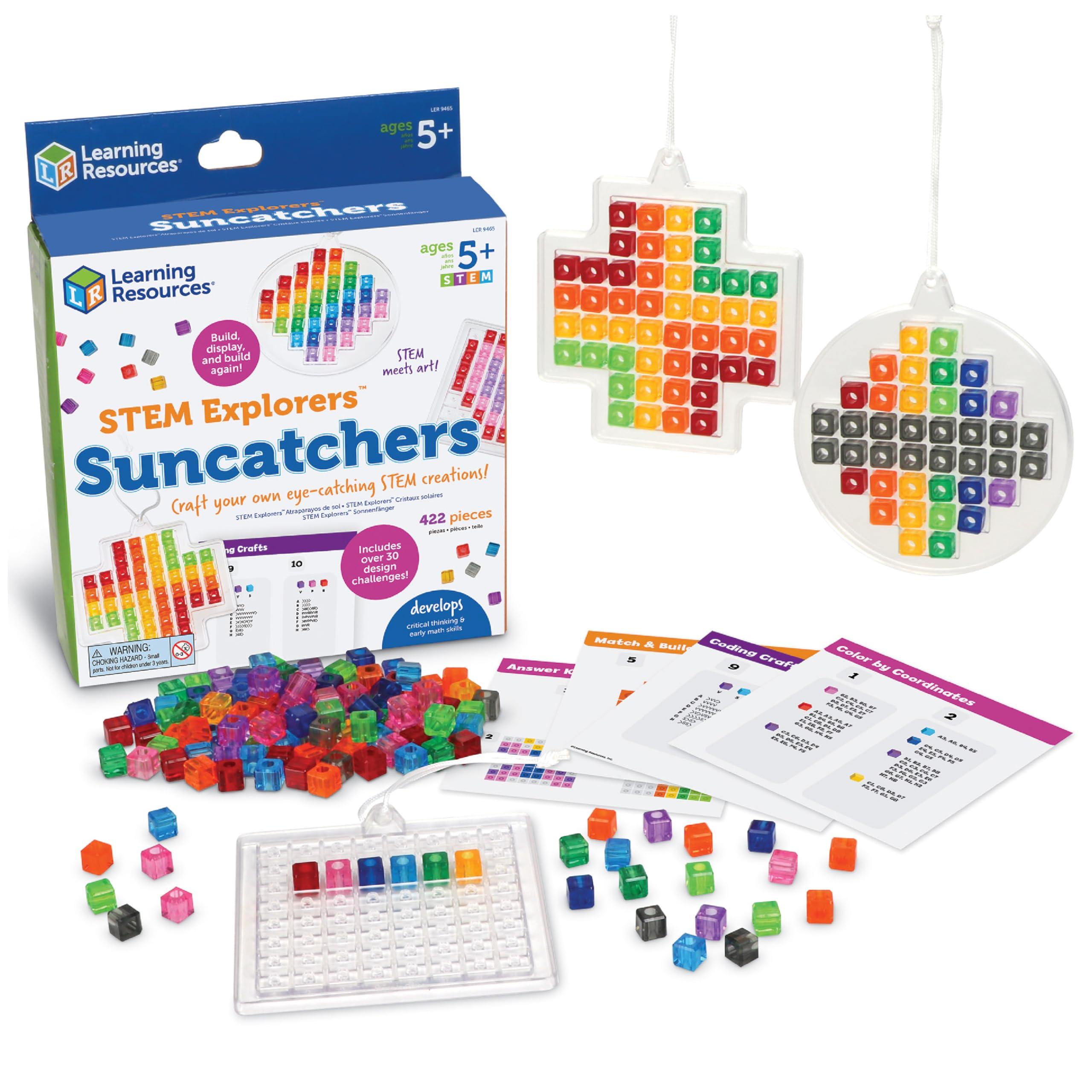 Learning Resources Learning Resources STEM Explorers Suncatchers, Science for Kids, Building Toys, STEM Toys for Ages 5+, Educational Toys