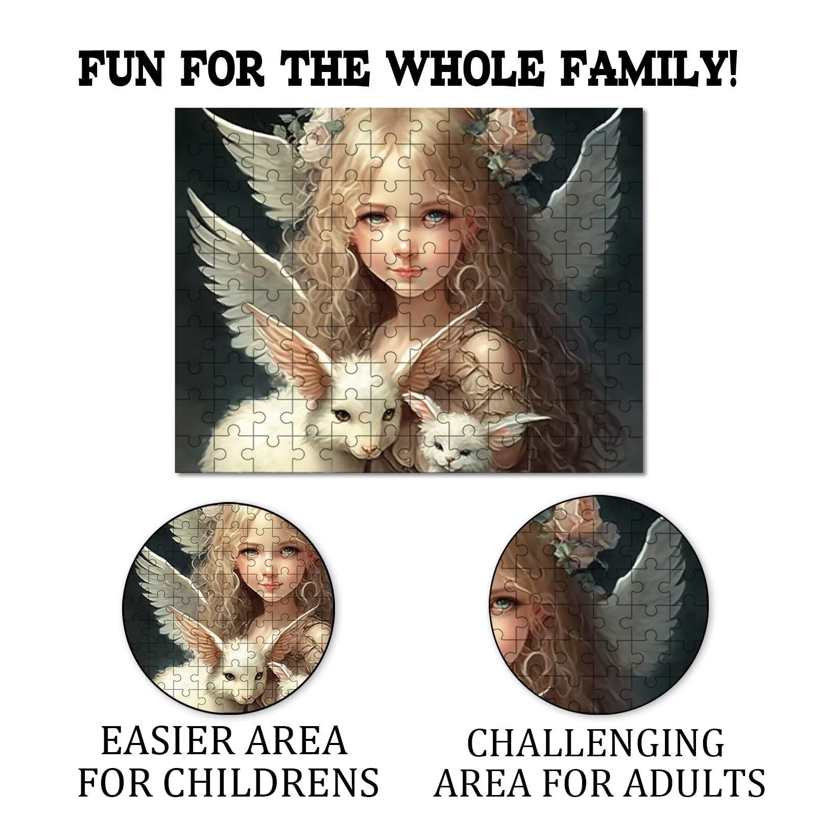 CRAFTHUB CRAFTHUB Cocker Spaniel Wooden Jigsaw Puzzle and Mounting Kit for Adults and Kids, A3 Size