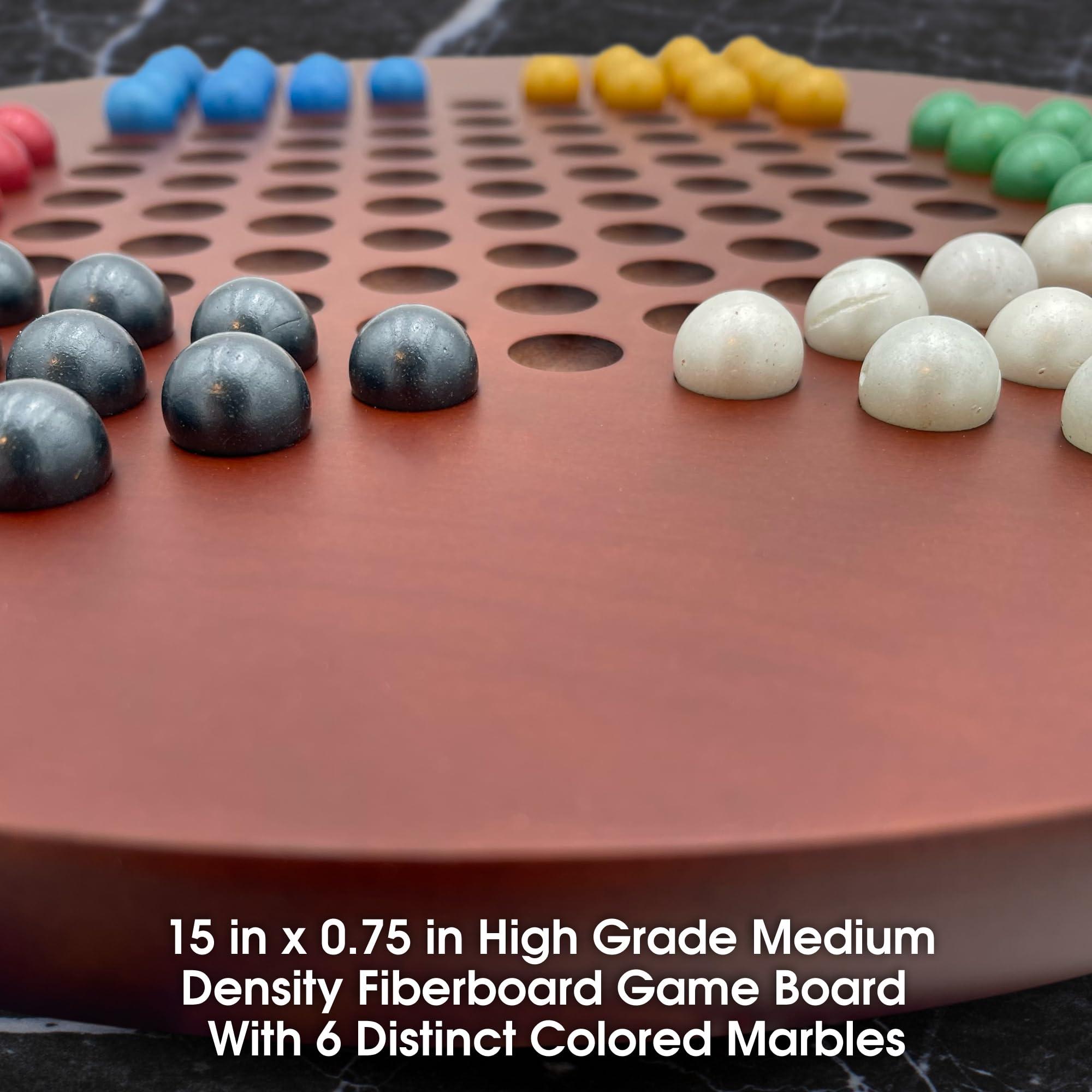 CHH CHH 15" Jumbo Chinese Checkers with Marbles
