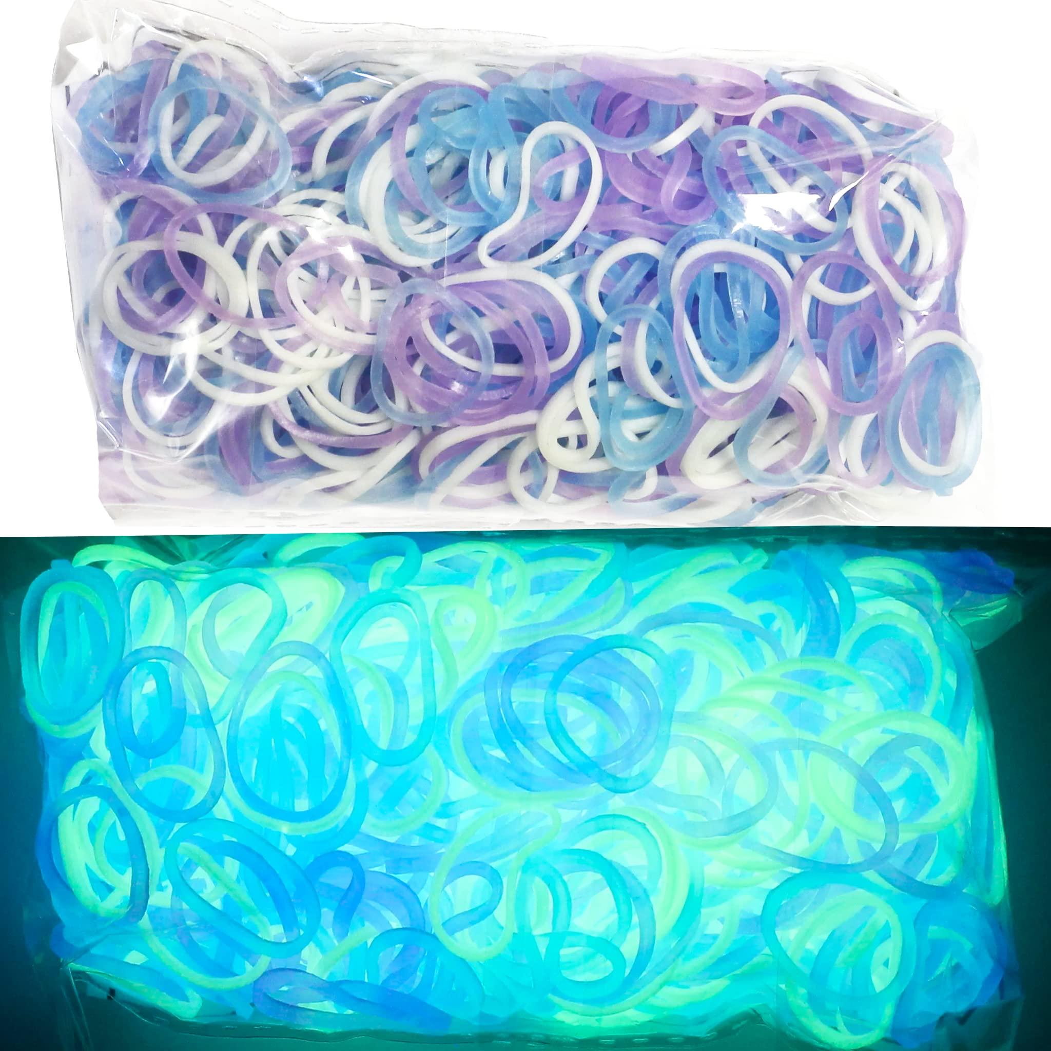 Rainbow Loom Rainbow Loom Finger Loom Party Pack, Features 9 Colored Finger Looms and 1200 Glow in The Dark Bands Perfect Party Activities for Boys and Girls 7+