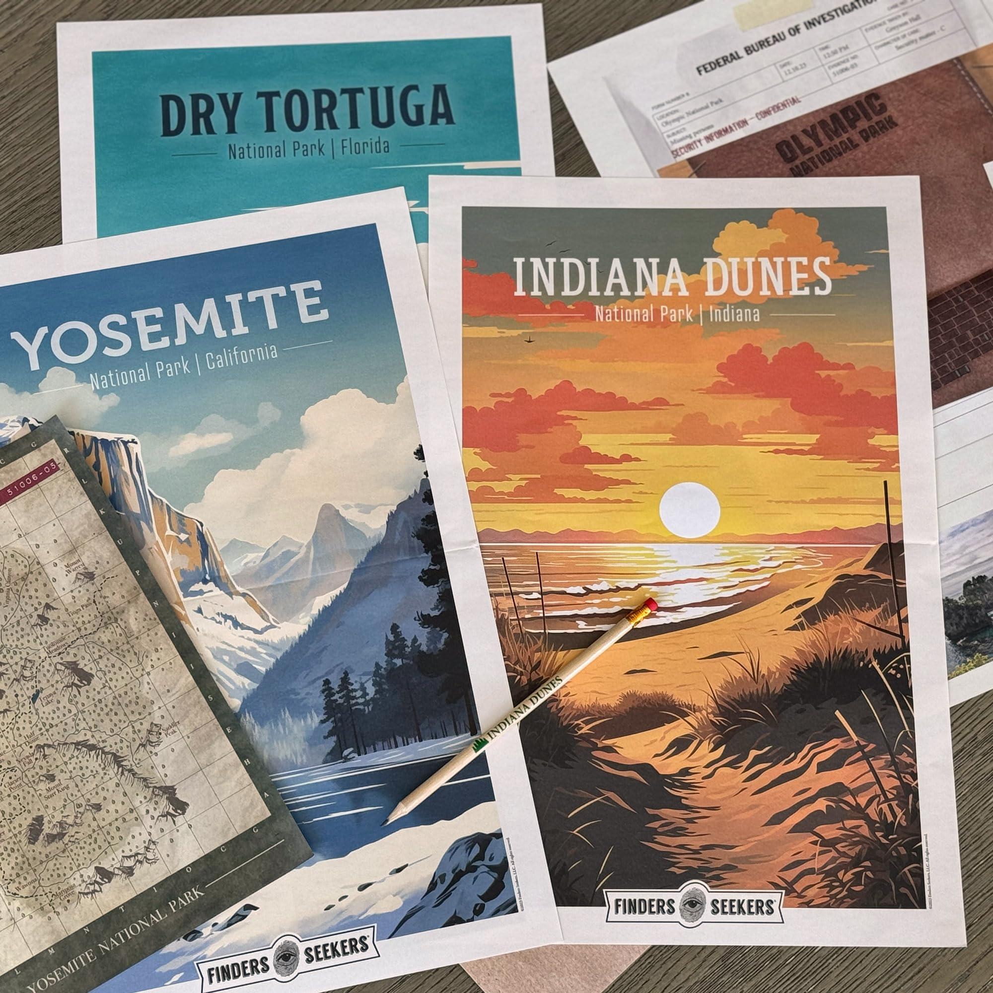 Finders Seekers Finders Seekers Mystery Game | National Parks Trail of Secrets Be a Detective and Investigate an Unsolved case, Puzzle Game Like an Escape Room, for Date Night, Game Night or Solo