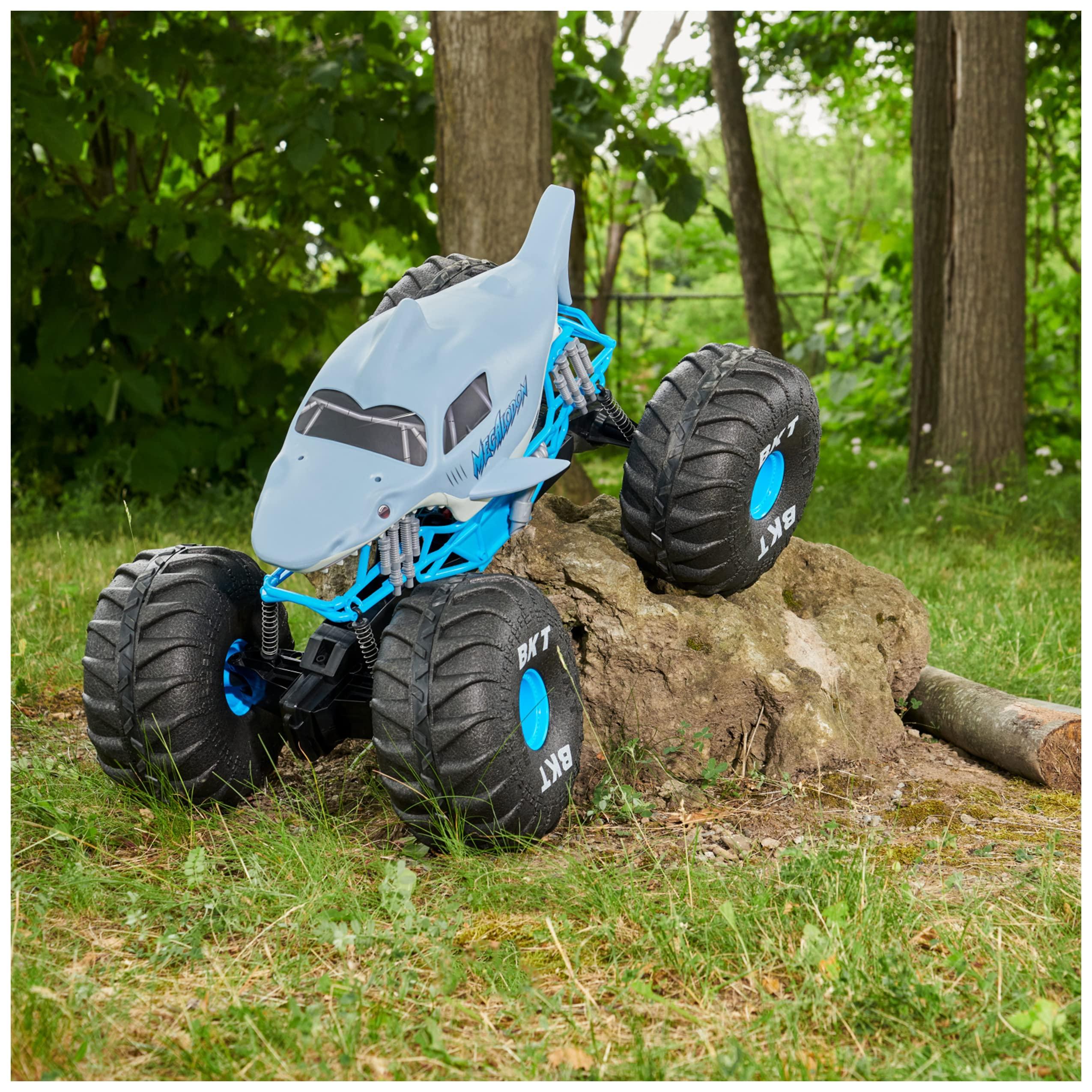 Monster Jam Monster Jam, Official Mega Megalodon All-Terrain Remote Control Monster Truck for Boys and Girls, 1:6 Scale, Kids Toys for Ages 4-6+
