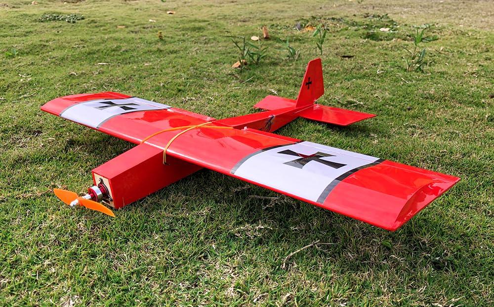 VilogaRC VilogaRC Balsa Wood Airplane R03 STICK-06 Model Aircraft, 580mm Wingspan Laser Cut Unassembled Flying Model Aircraft to Build, DIY RC Airplane Kit for Adults Beginners (KIT+Motor+ESC+Servos+Covering)