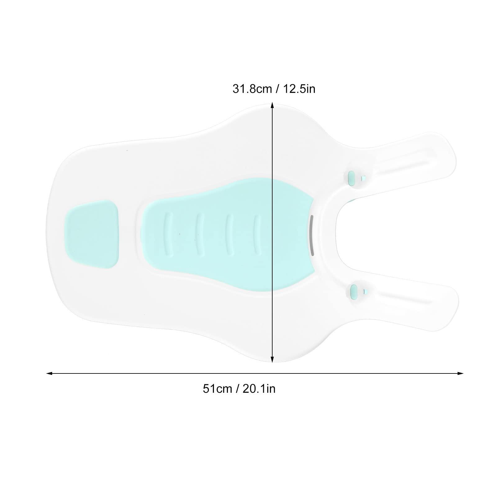 VINGVO Clean Rinse Baby Bather, Portable Spine Wash Hip Clean Rinse Bather Ergonomic Baby Bath Tub Baby Bath Support Infant Bathtub for Newborn (Mint Green)