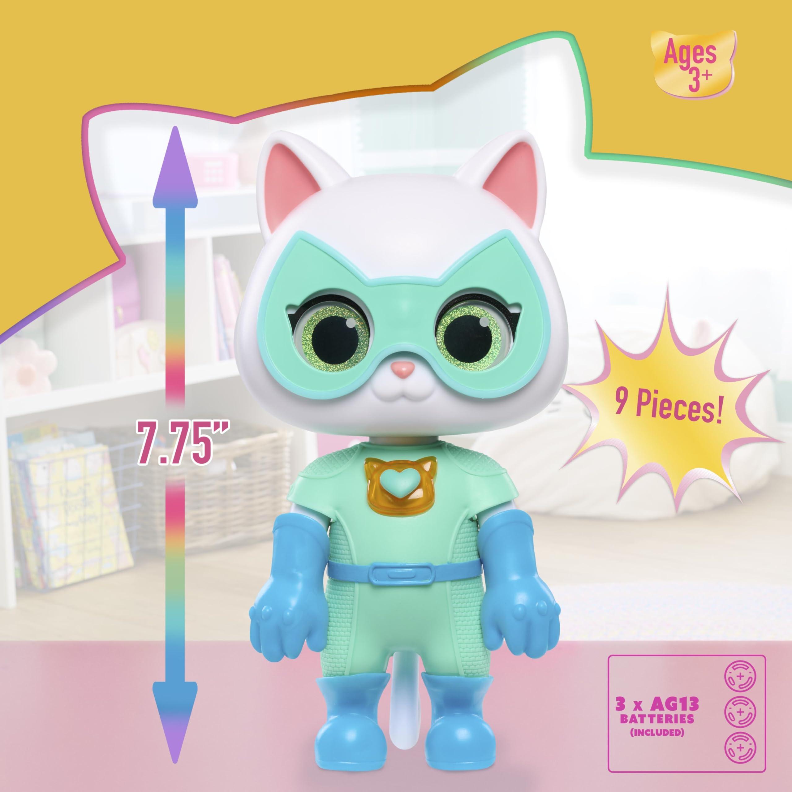 Just Play Just Play Disney Junior SuperKitties Cat-Tastic Transforming Bitsy, Toys for Kids Ages 3 Up