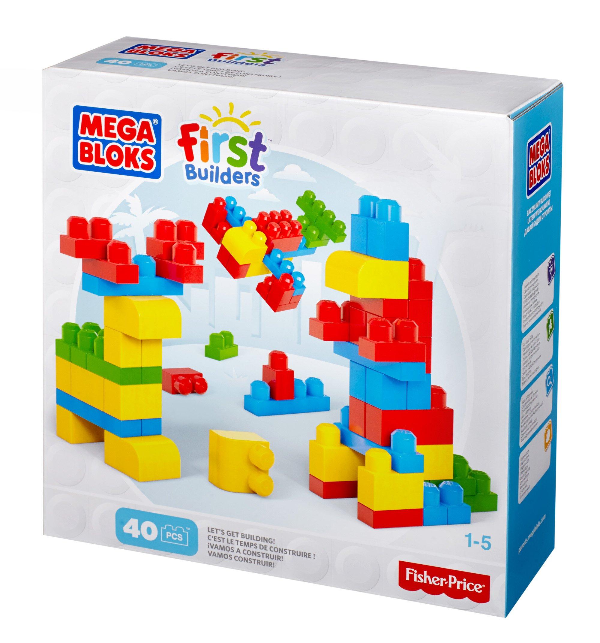 Mega Mega Bloks Let's Start Building 40 pieces
