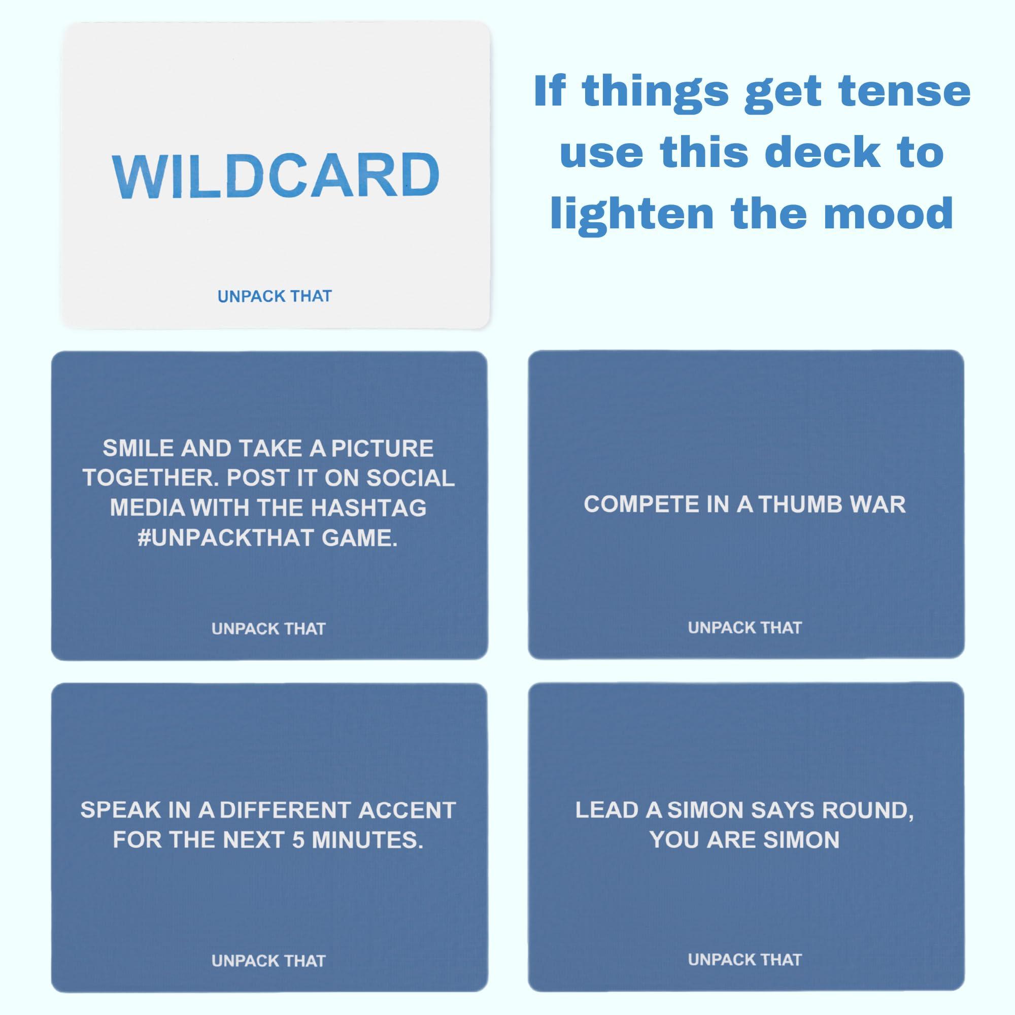 Shots No Chaser UNPACK THAT Conversation Cards Couples Game - Deep Relationship Questions for Couples, Families & Friends | 125 Cards for Communication & Intimacy Building