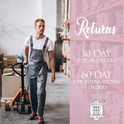 Melody Jane Dolls Houses Dollhouse Market Stall Blue Striped Canopy Farmers Christmas Street Market Kit