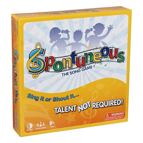 Spontuneous Spontuneous - The Song Game - Sing It or Shout It - Talent NOT Required - Family Party Board Game…