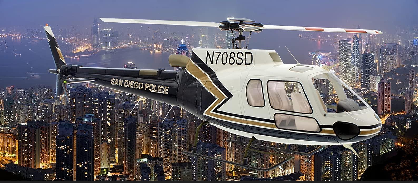 ZYHOBBY RC Helicopter Fuselage AS350 470 Size ARF KIT Version Fuselage Helicopters Diego Police
