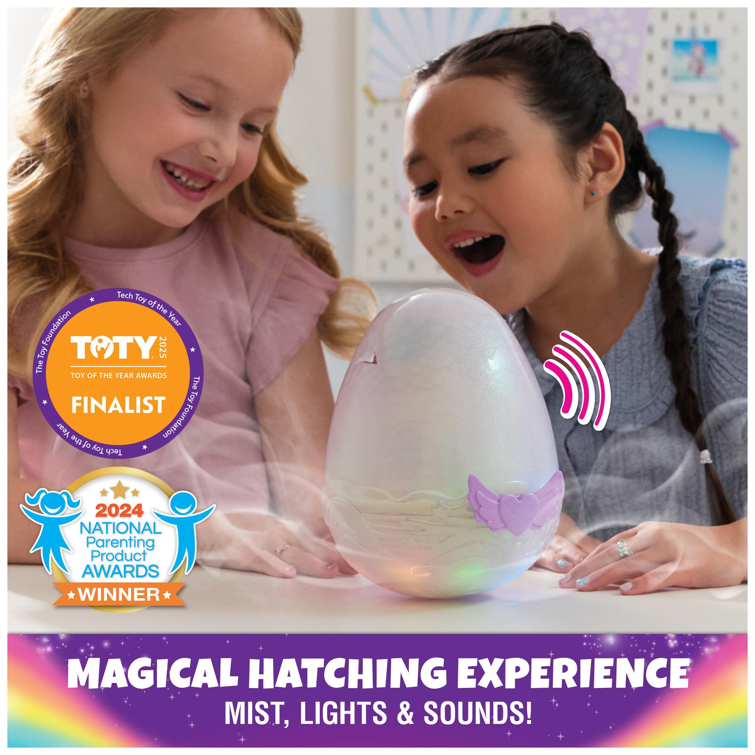 Hatchimals Hatchimals Alive, Mystery Hatch Pufficorn, Surprise Interactive Toy & Egg with Mist, Lights & Sounds (Styles May Vary), Kids Toys for Girls & Boys