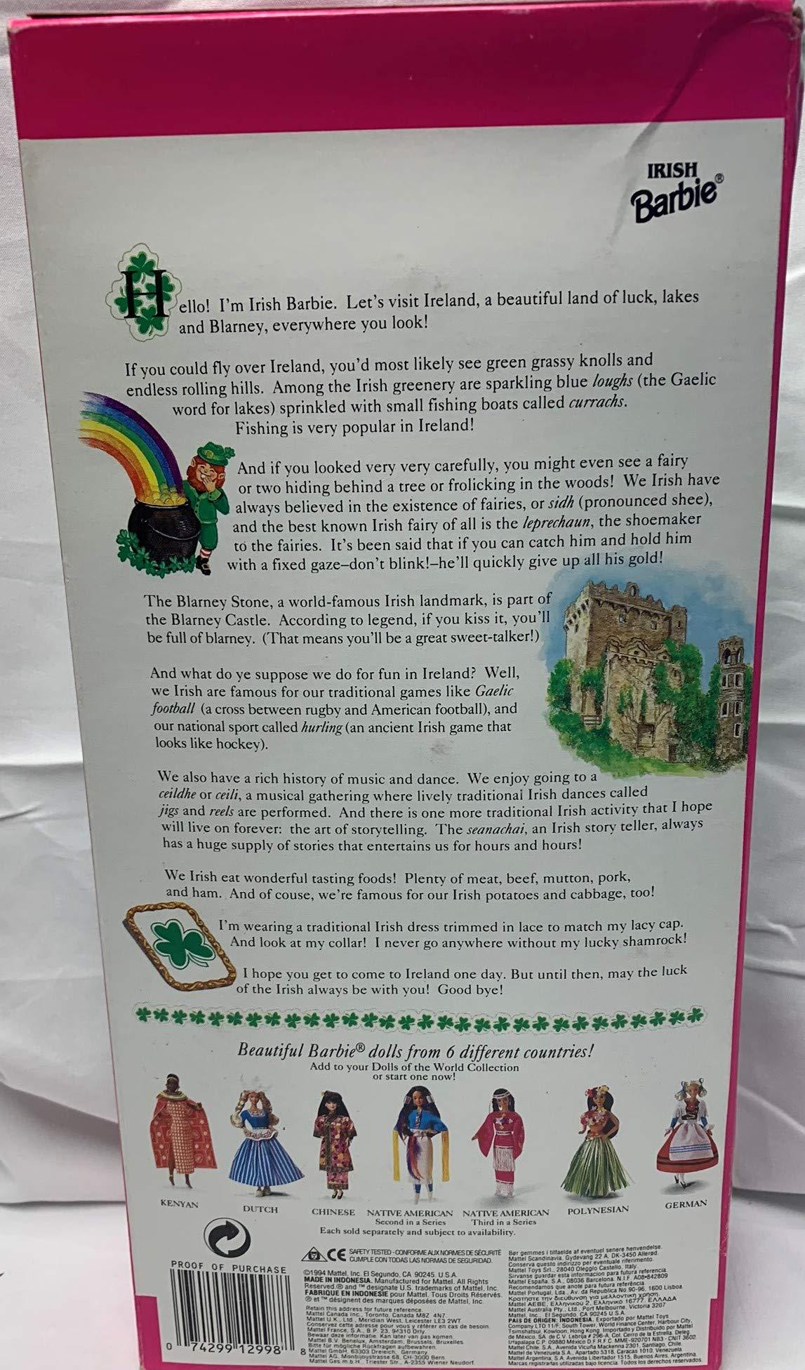 Mattel Irish Barbie - Dolls of the World Collection