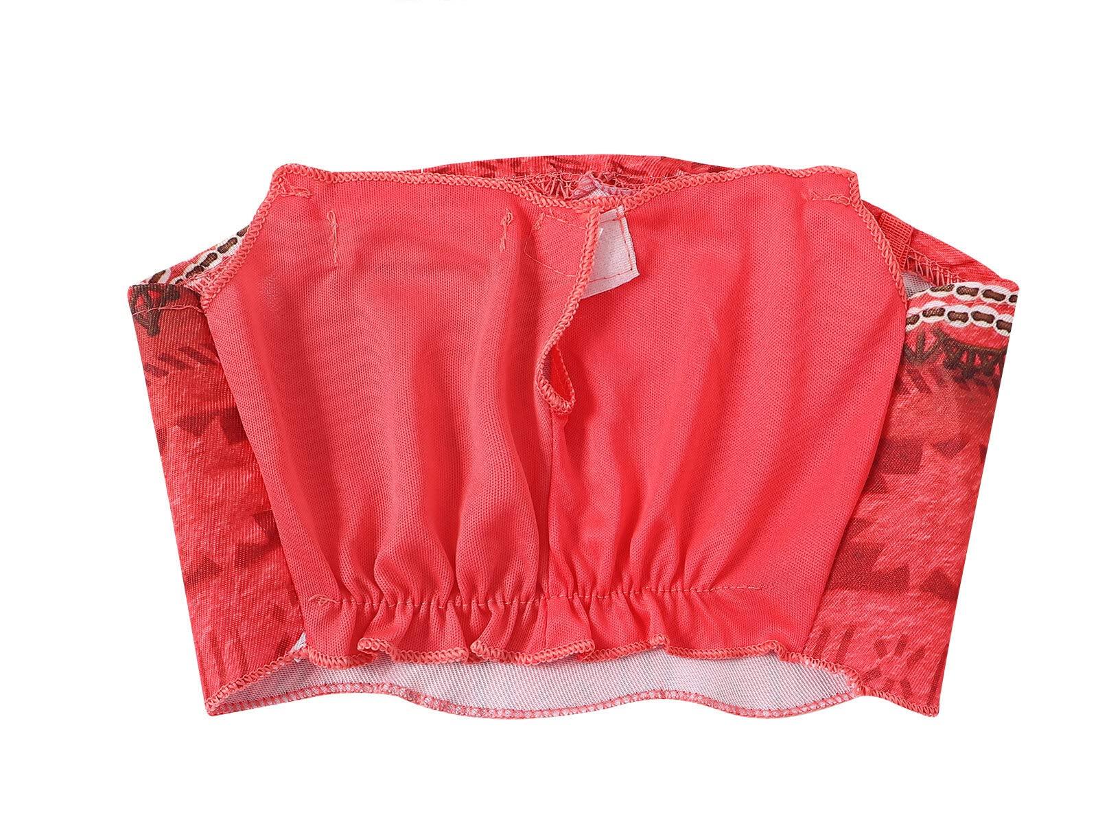 WonderBabe WonderBabe Girls Adventure Princess Costume Two-Piece Skirt Kids Dress up Fancy Birthday Party Cosplay Halloween Outfit with Accessories