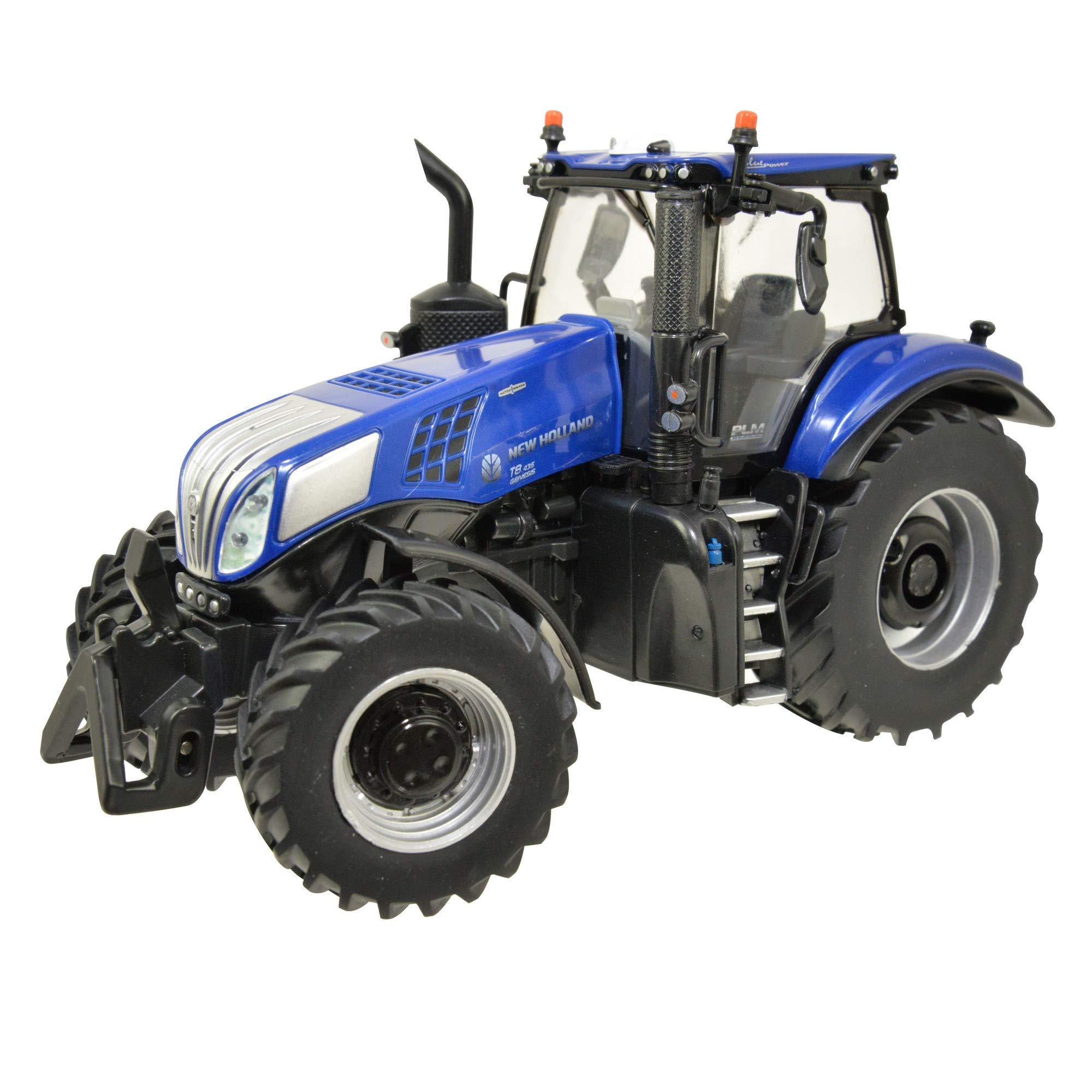 Britains Britains 1:32 New Holland T8.435 Tractor Toy, Collectable Farm Set Toy Tractors for Children, Toy Tractor Compatible with All 1:32 Scale Farm Toys, Suitable for Collectors & Children from 3 Years