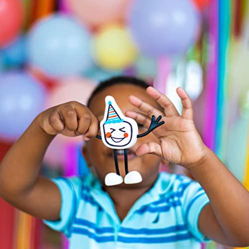 Glo Pals Glo Pals Party Pal Water-Activated Bath Toy with 6 Reusable Light-Up Cubes for Sensory Play