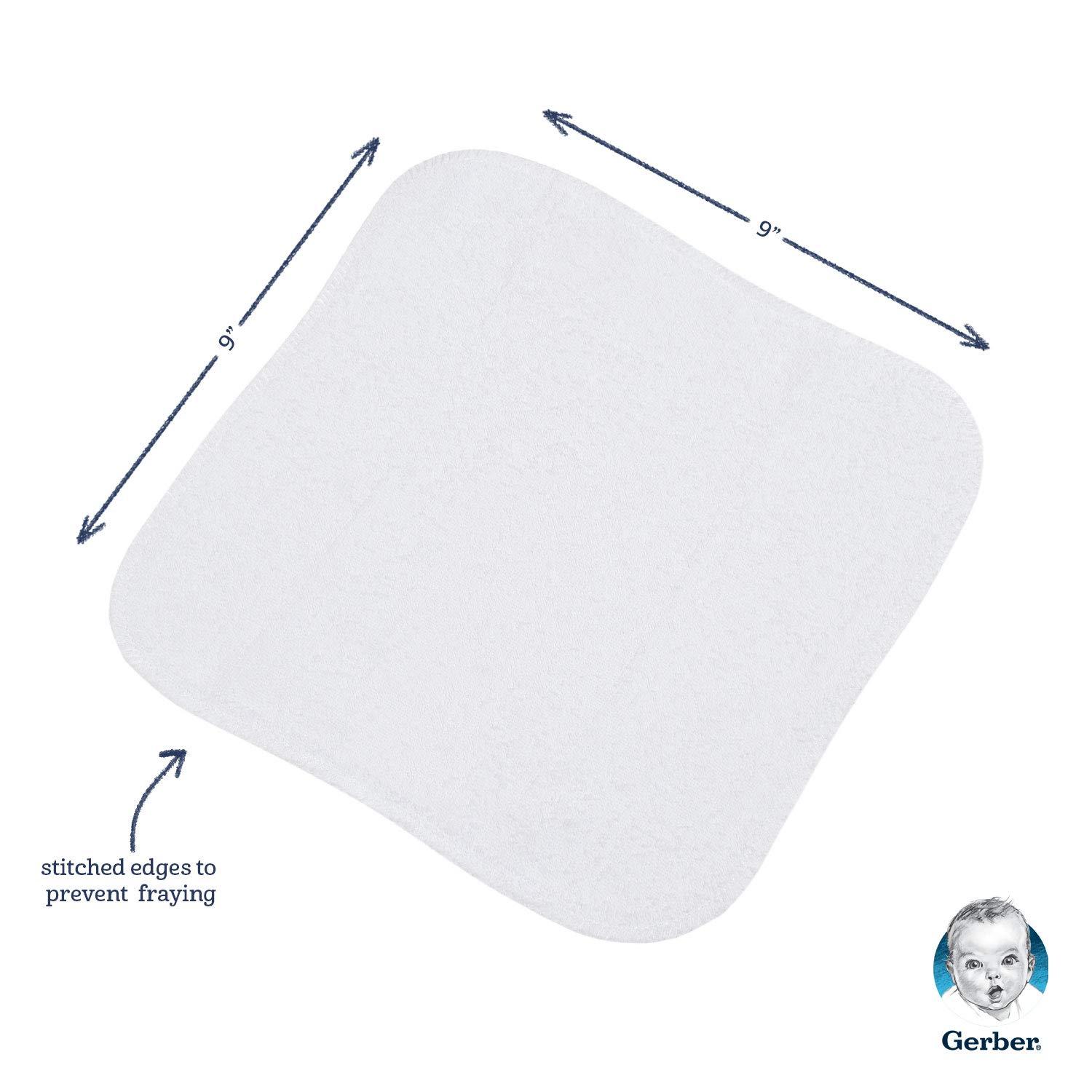 Gerber Gerber Washcloth, White, 6-Count (Pack of 2)