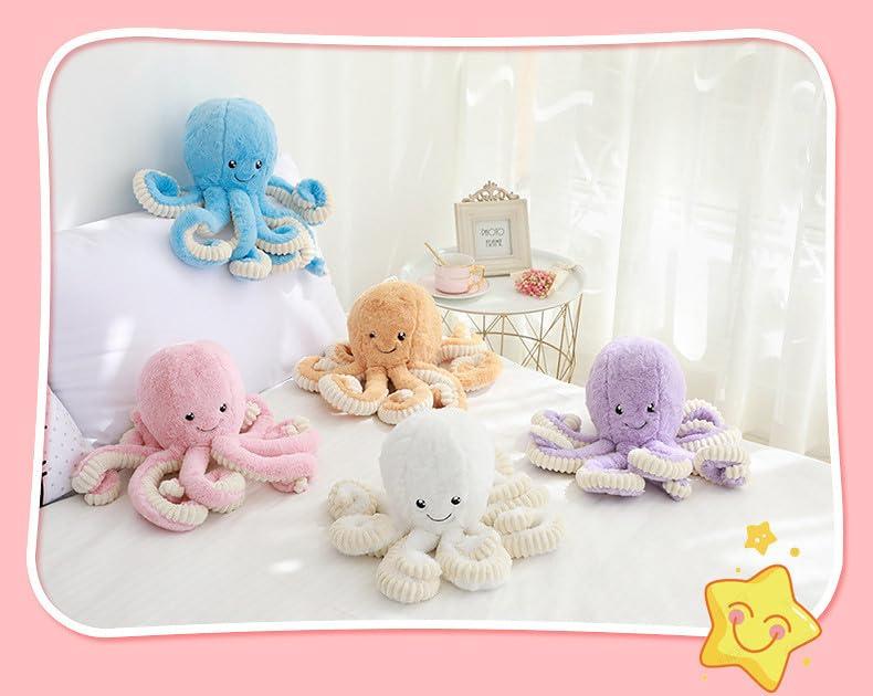 YYFRIEND YYFRIEND Cute Cartoon Plush Toy Simulation Octopus Toy Sleeping Pillow