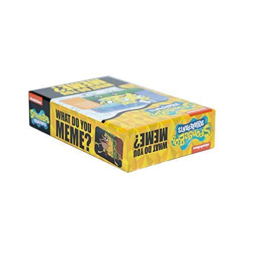 WHAT DO YOU MEME? WHAT DO YOU MEME? Spongebob Squarepants Expansion Pack - Family Card Games for Kids and Adults