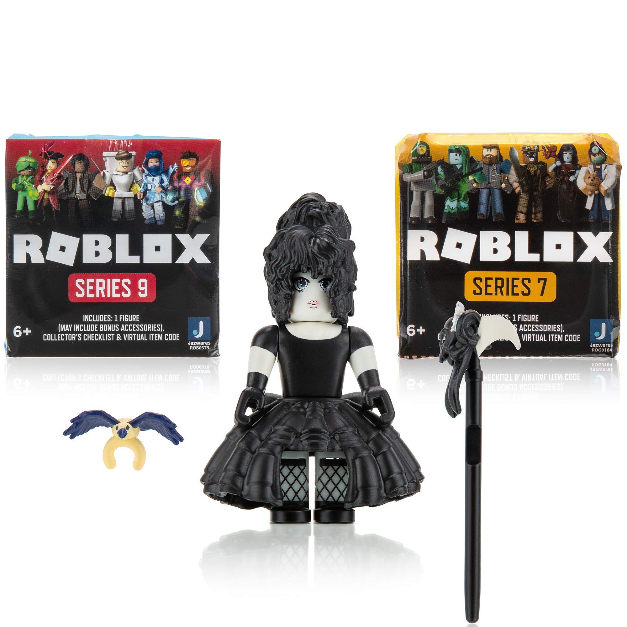 Roblox Roblox Action Collection - Star Sorority: Trexa The Dark Princess Figure Pack + Two Mystery Figure Bundle [Includes 3 Exclusive Virtual Items]