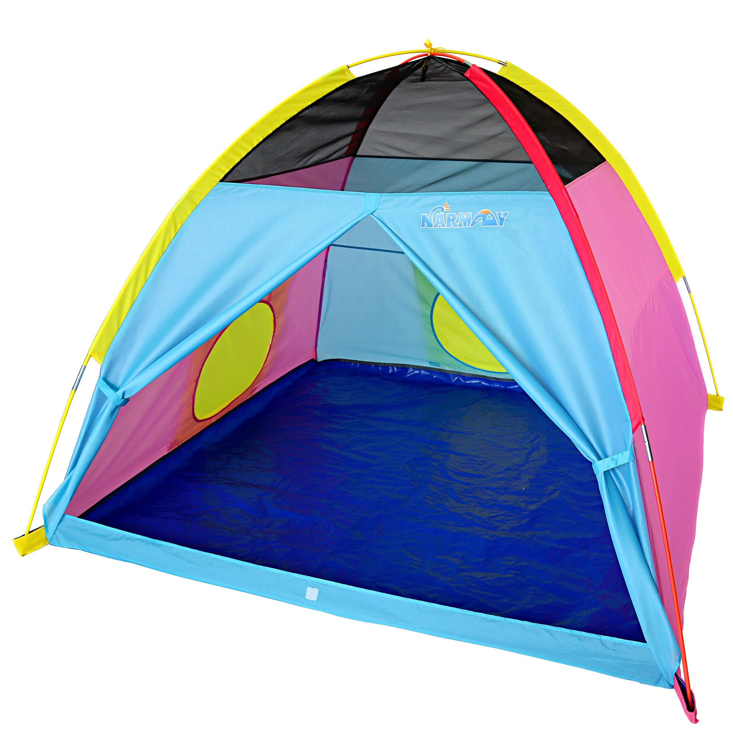 NARMAY NARMAY Play Tent Easy Joy Dome Tent for Kids Indoor/Outdoor Fun - 60 x 60 x 44 inch