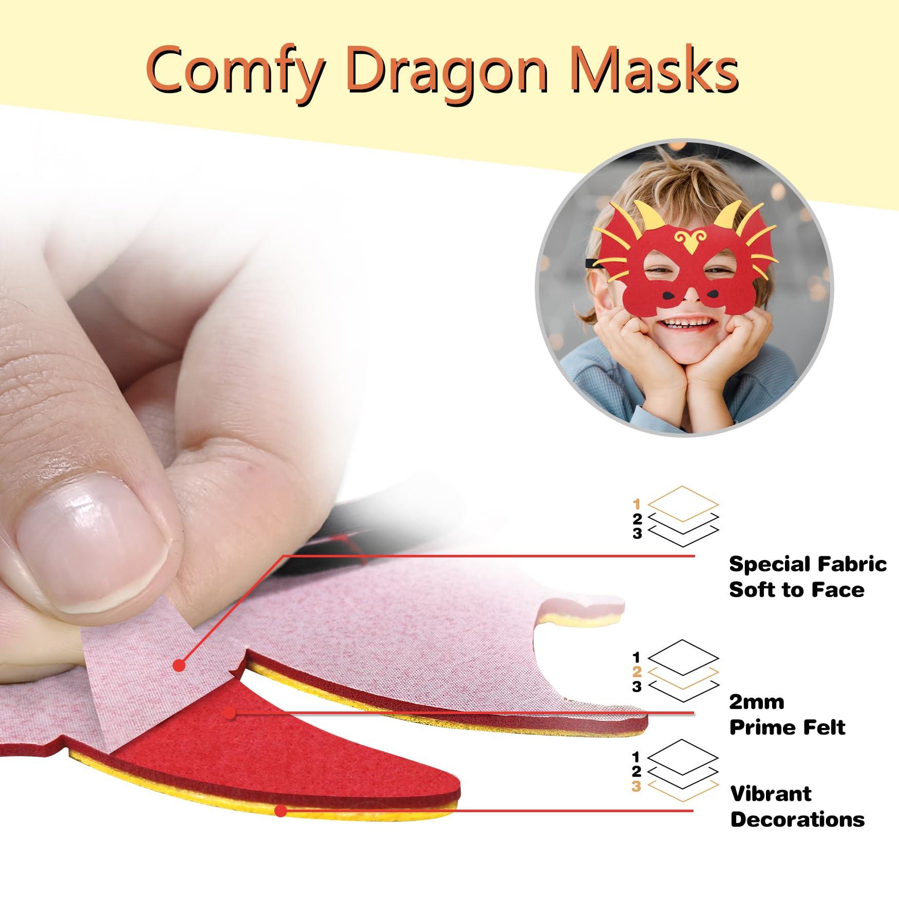 Creatoy Creatoy Dragon-Wings bulk Kids Dress-Up Costume for Boys Girls Dinosaur Cape with dragon masks Toddler Dragon Party decorations Birthday Gifts Halloween Supplies