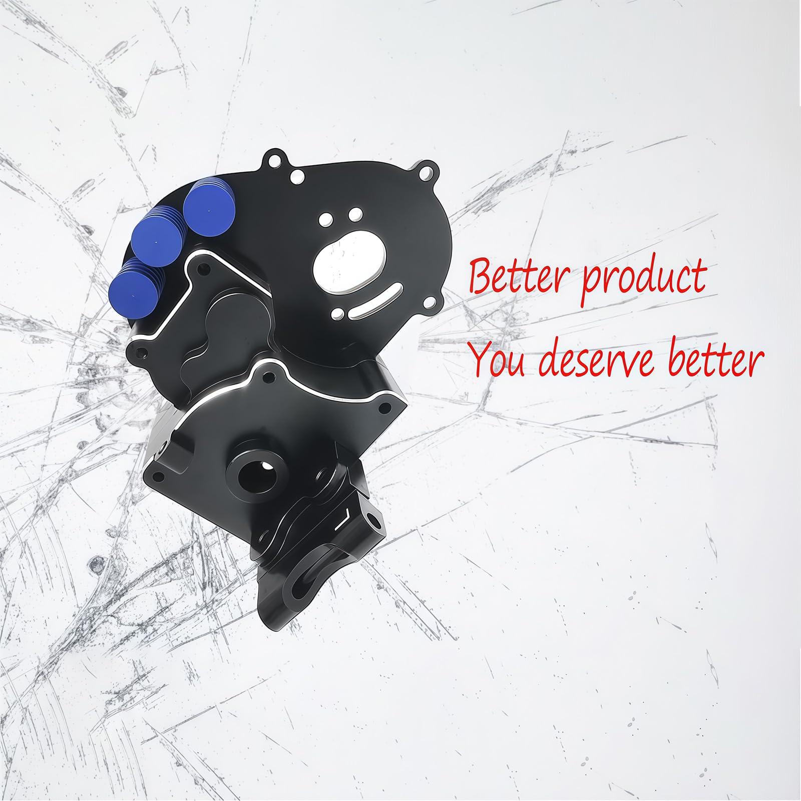 XZSNLYZ Upgrade Aluminum Transmission Case Gearbox Sets Fit for 1/10 Traxxas 2WD Slash/VXL, Stampede/VXL, Rustler/VXL, Bandit/VXL RC Car, ETC. Replace #3691/A