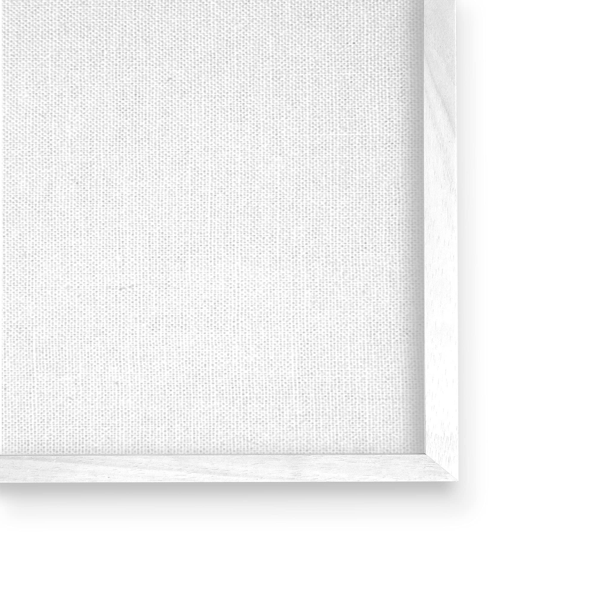 Stupell Industries Stupell Industries Caf Au Lait Sign Geometric Hexagon Pattern, Designed by Elizabeth Medley White Framed Wall Art, 16 x 20