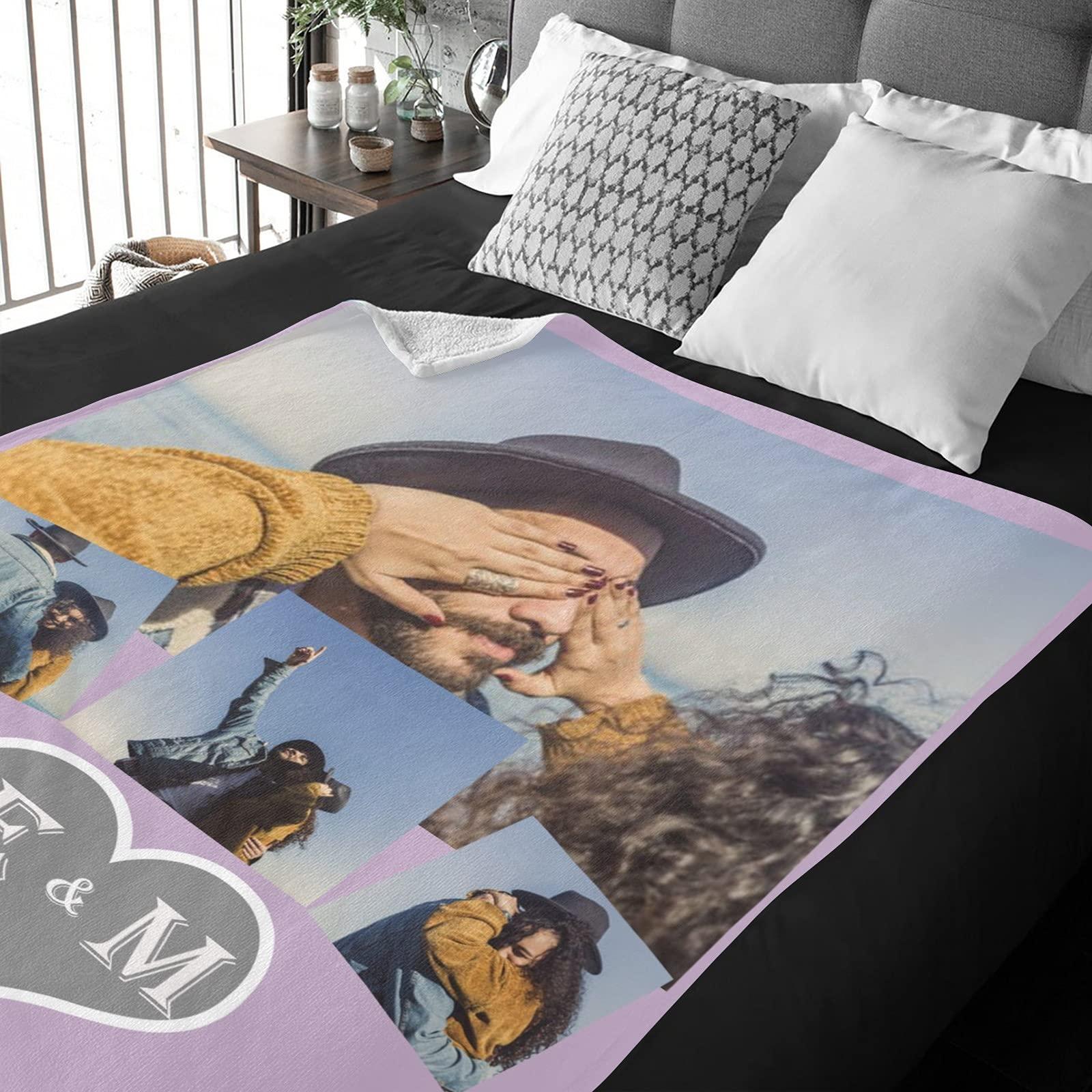 Dr.TOUGH Dr.TOUGH in Loving Memory Photo Blanket Personalized Blankets with Pictures and Name Customized Memorial Blanket Custom Blanket (30 x 40)