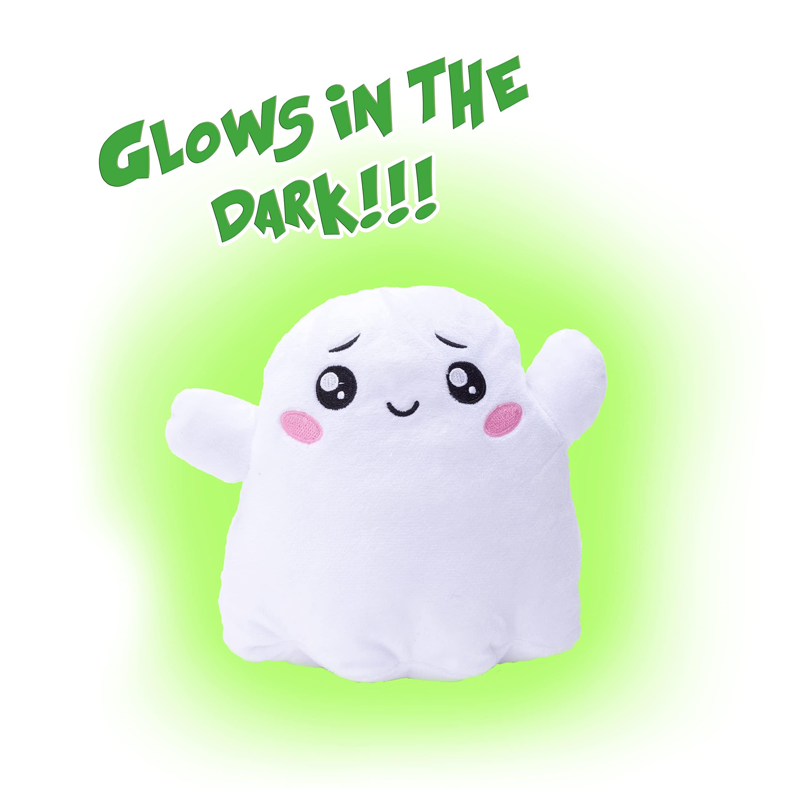 LankyBox LankyBox Giant Mystery Box: Wearable Boxy case, 2 Figures, one 6 Glow-in-The-Dark Plush, a Squishy , pop-it Fidget Toy, Canny with pop-Out Sticky, and 3 Stickers