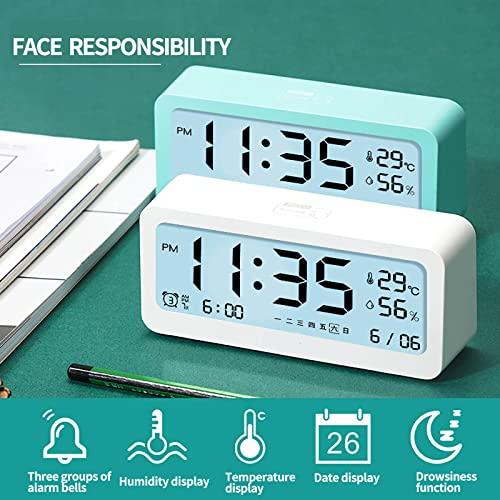 HOTIPS HOTIPS Sleep Training Clock for Toddlers, Multifunctional Children's Sleep Trainer, Kid's Bedroom Baby Toddler Alarm Clock (Pink)