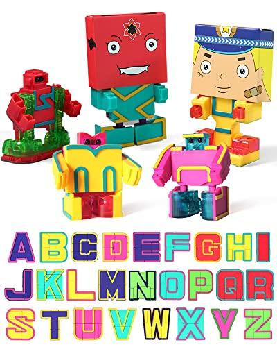 Stacking Toys MiYou Alphabet Robots Toy For Kids ABC Learning