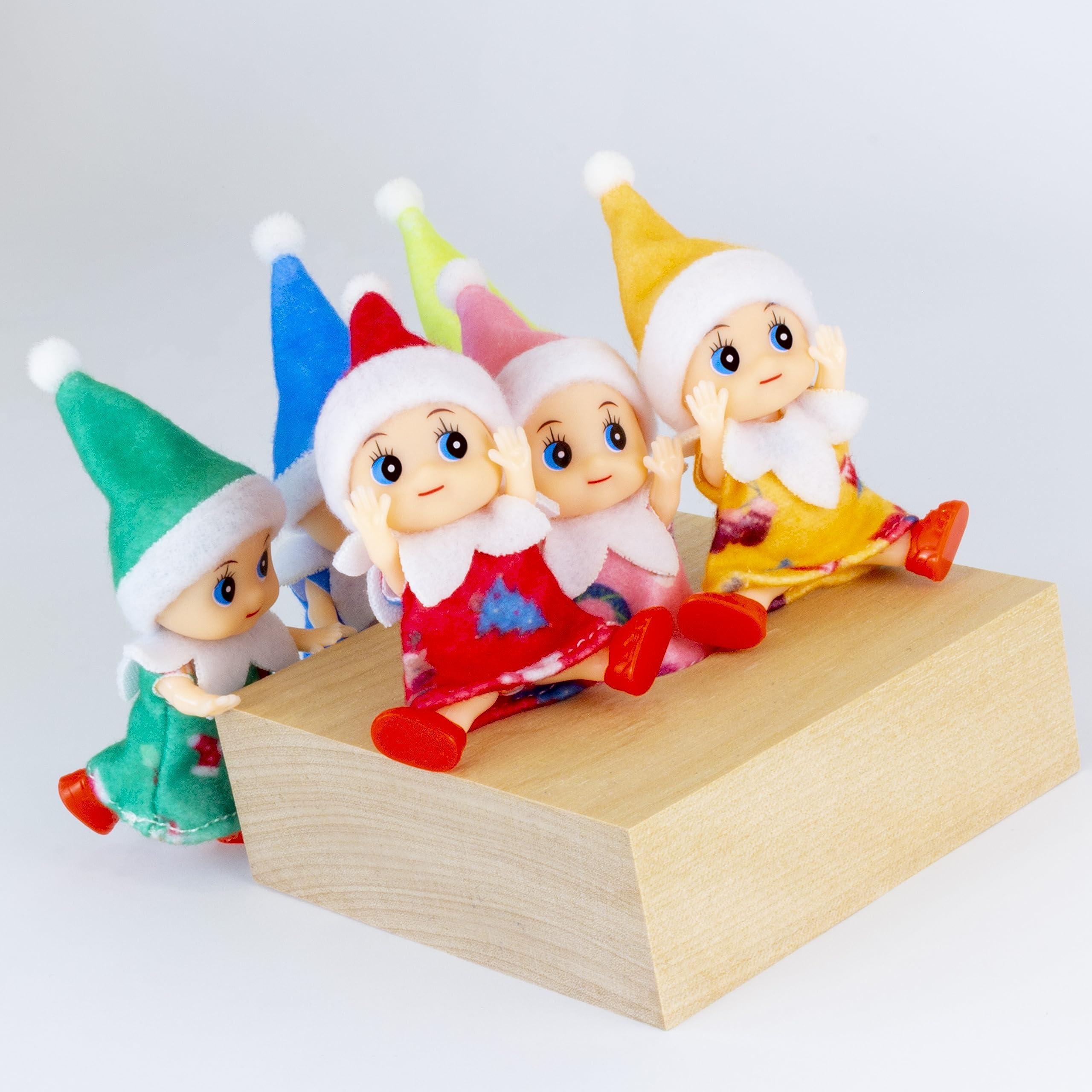 LitoMagic LitoMagic Tiny Baby Elf Doll in Red Dress